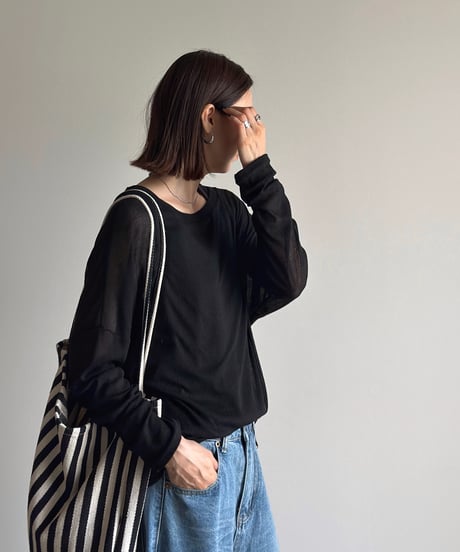sheer loose cut sew