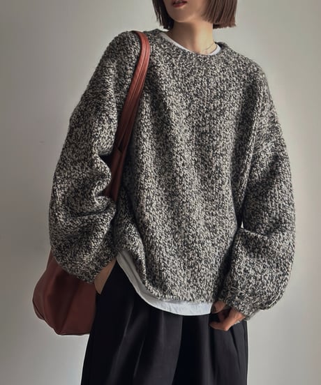 marble color knit