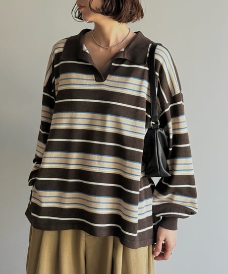 border knit lager shirt