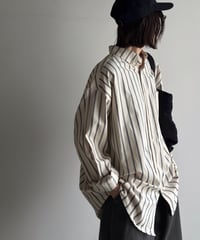 stripe button down shirt