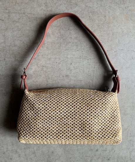 paper straw one shoulder bag【予約商品】