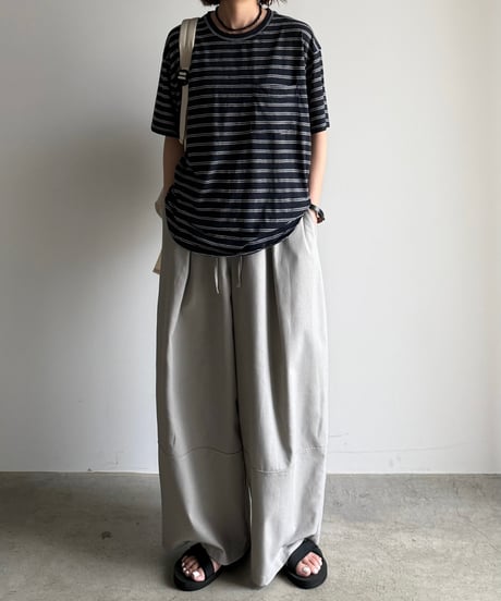linen blend relax pants