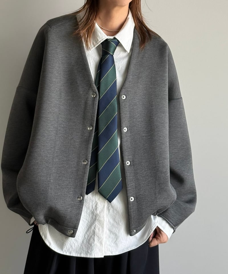 front snap diver cardigan | ARULLE