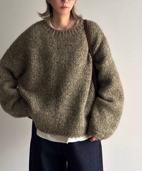 marble color knit