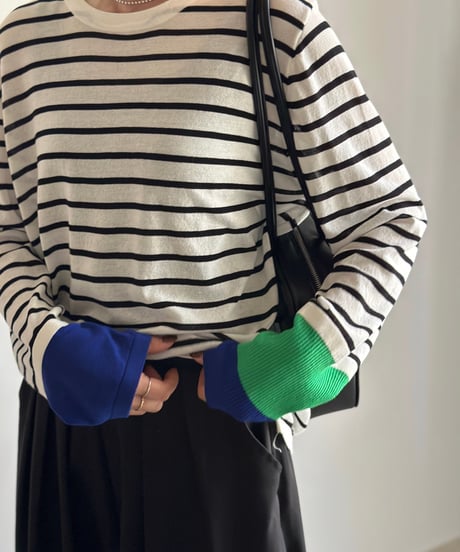 color cuff border cut sew