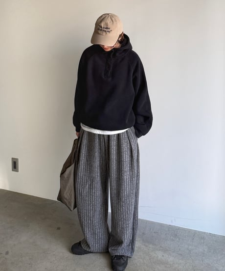 rib stripe easy pants