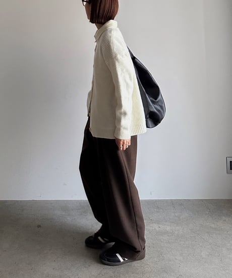 roll up warm slacks〈plain〉
