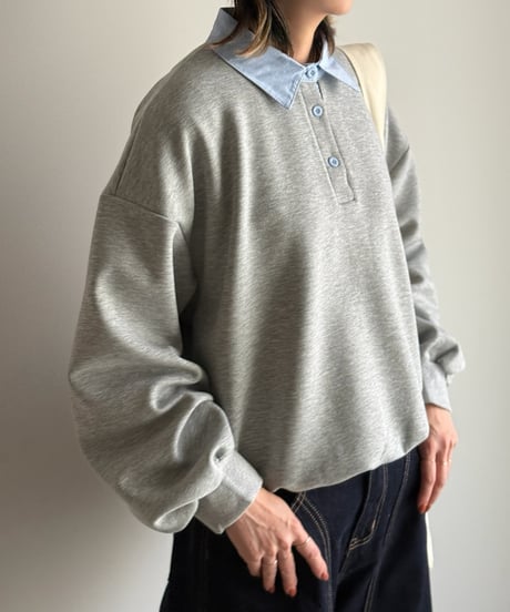shirt layered style sweat