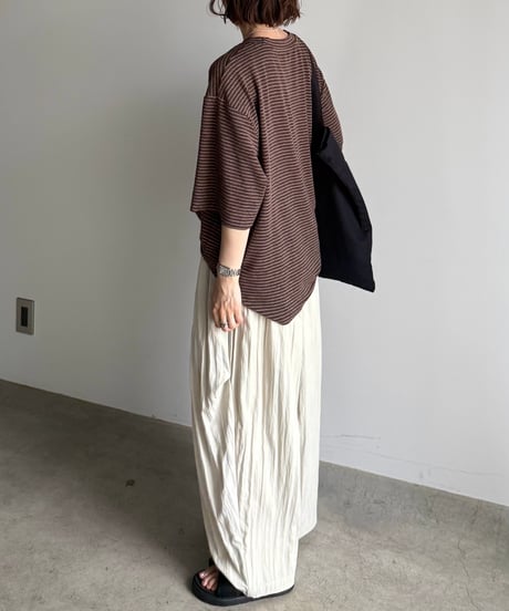 soft stretch border t-shirt
