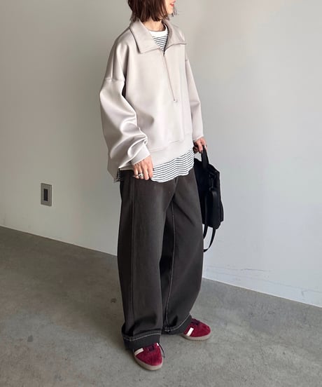 loose brown denim