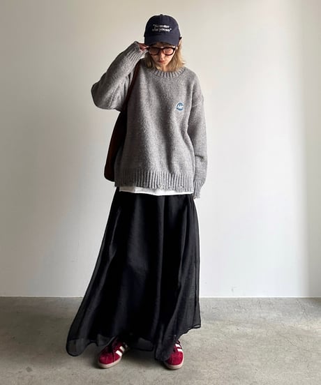 organdy flare skirt