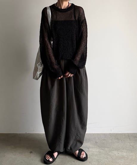 sheer loose knit PO