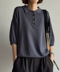 summer knit polo