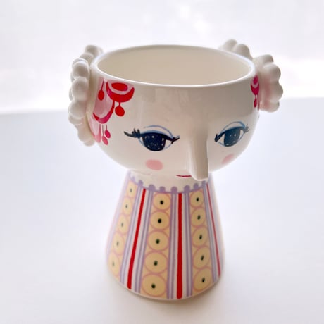 Bjorn Wiinblad/ビヨン・ヴィンブラッド　キャンドルホルダー Eva/エヴァ ラベンダー　フラワーベース/花瓶/フラワースタンド