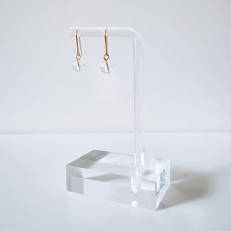 Flow accessories  クリスタルゴールドピアス/イヤリング【メール便アイテム】