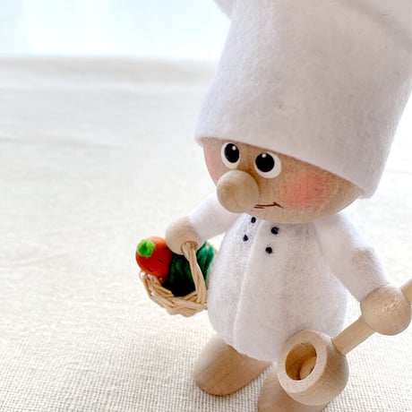Skandinavisk Hemslojd　北欧フィギュア「コックさん」　バスケット