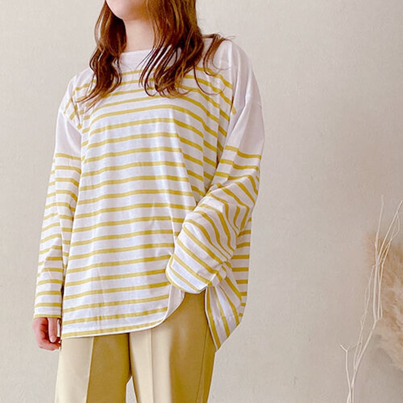 パネルボーダー天竺BOX-T(PECKISH SMALL RAINBOWYpt) パネルボーダー天竺BOX-T(PECKISH SMALL RAINBOWYpt)