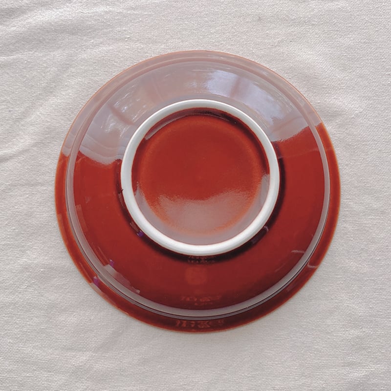 波佐見焼】aiyu（アイユー）motte-プレート（S）ブラウン ボウル/深皿