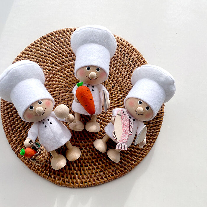 Skandinavisk Hemslojd 北欧フィギュア コックさん魚とナイフ | Flow