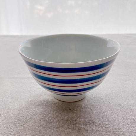 【波佐見焼】KIHARA(キハラ)　NATURE 飯碗 ボーダー お茶碗