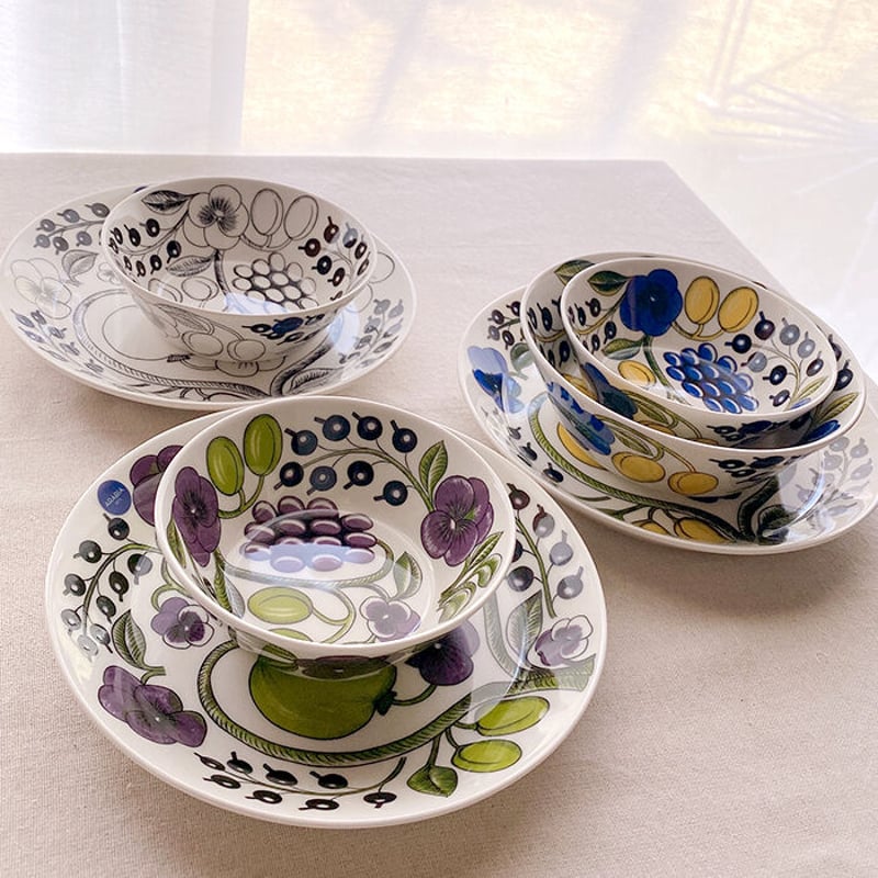 ARABIA/アラビア パラティッシ プレート21cm カラー/ブラック | Flow