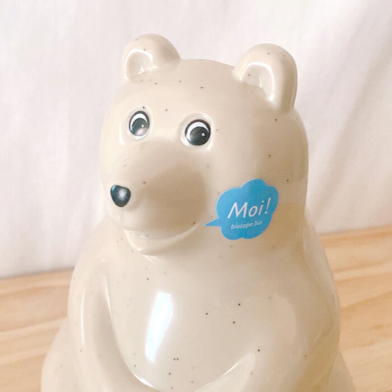 公式サイト限定】PLASTEP フィンランド 白くま貯金箱 （しろくま貯金箱