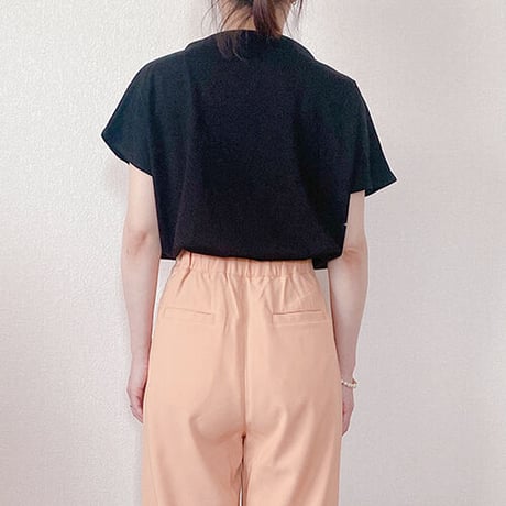 ドライタッチコットン　フレンチデザイン(4カラー)　00-tops-09