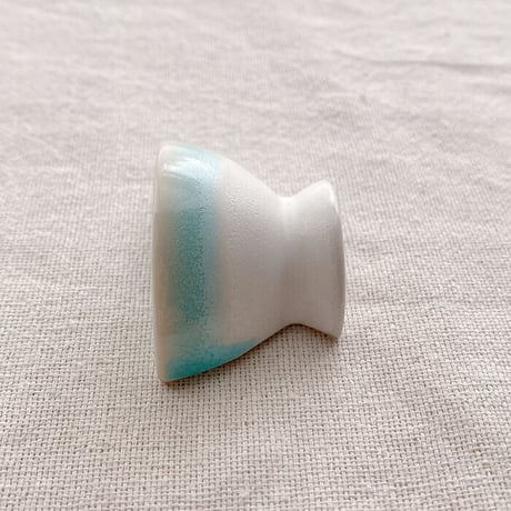 【波佐見焼】西海陶器くらわんか碗 箸置　ライトブルー　箸置き はしおき カトラリーレスト【メール便アイテム】