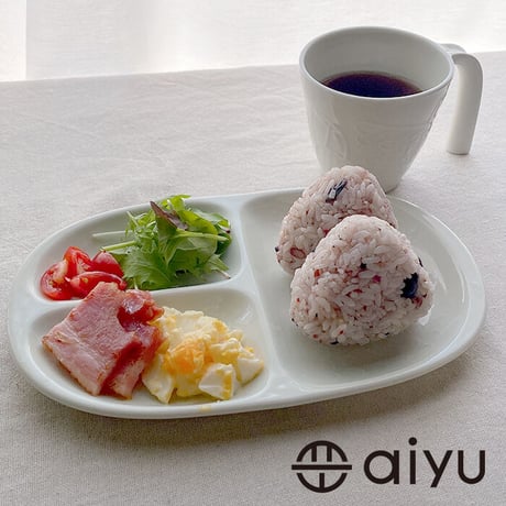 【波佐見焼】aiyu（アイユー）bird  ミディプレート　ホワイト