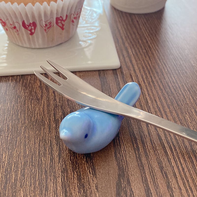   箸置き 5個セット　カラトリー　ブルー 波佐見焼】西海陶器 ことり 箸置 ブルー【メール便アイテム】 箸置き