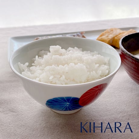 【波佐見焼】KIHARA(キハラ)　NATURE 飯碗 てまり お茶碗