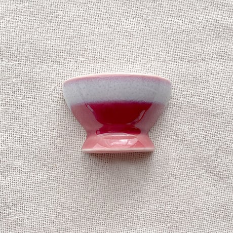 【波佐見焼】西海陶器くらわんか碗 箸置　ダークピンク　箸置き はしおき カトラリーレスト【メール便アイテム】