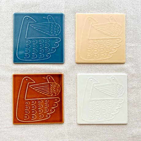 【波佐見焼】aiyu（アイユー）tile ネスト 茶