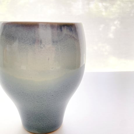 【波佐見焼】西海陶器　たわみカップ　碧海　酒器/フリーカップ