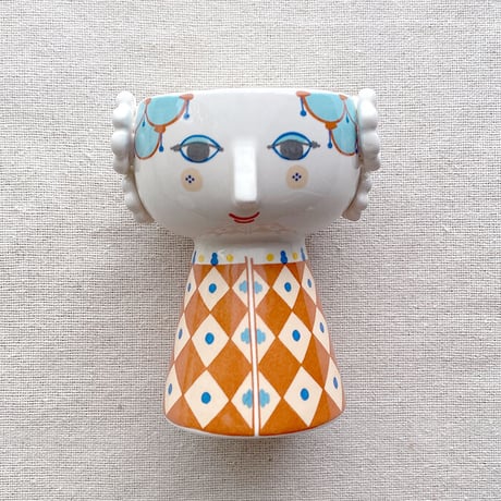 Bjørn Wiinblad/ビヨン・ヴィンブラッド　 エヴァ キャンドルホルダー/テラコッタ　フラワーベース/花瓶/フラワースタンド