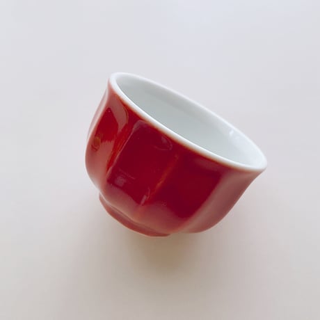 【有田焼】西海陶器　赤釉 盃　/酒器