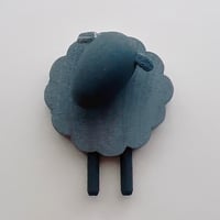 Larssons tra　木製マグネット シープグレー by ラッセントレ【メール便アイテム】