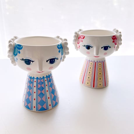Bjorn Wiinblad/ビヨン・ヴィンブラッド　キャンドルホルダー Eva/エヴァ ブルー　フラワーベース/花瓶/フラワースタンド