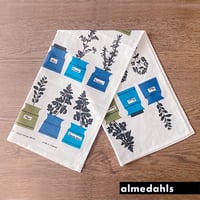 almedahls/アルメダールス　キッチンタオル　ハーブポット　ブルー【メール便アイテム】