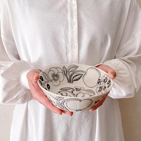 ARABIA/アラビア  パラティッシ　ボウル17cm　 ブラック