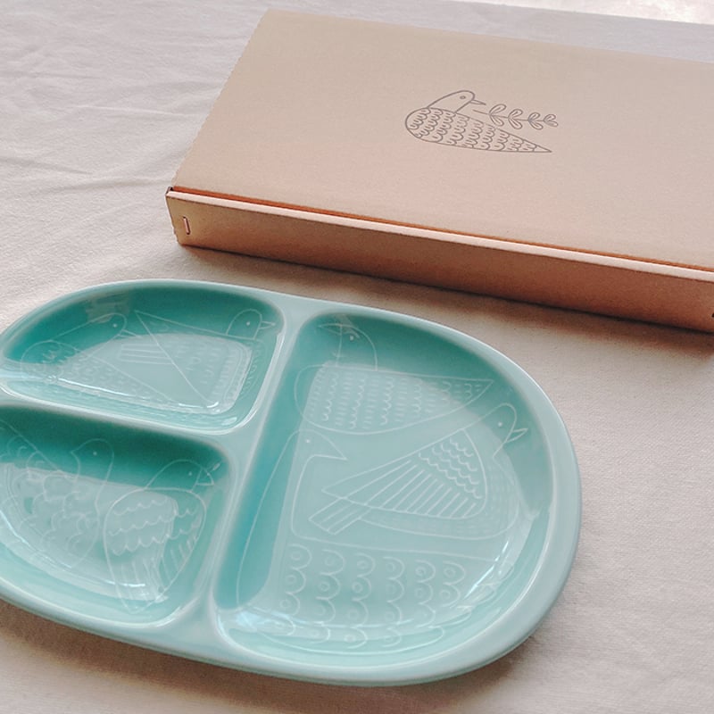 波佐見焼】aiyu(アイユー)bird ミディプレート 緑 | Flow 波佐見焼】aiyu(アイユー)bird ミディプレート 緑 | Flow