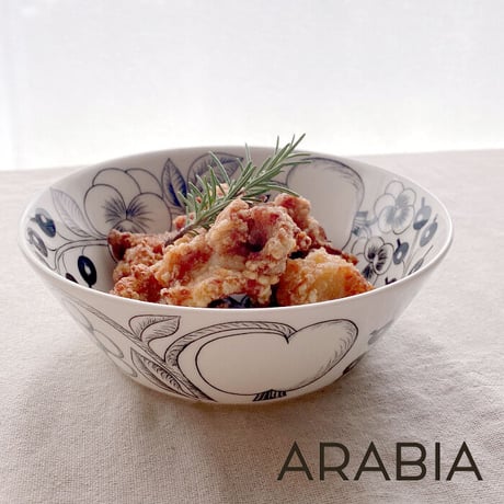 ARABIA/アラビア  パラティッシ　ボウル17cm　 ブラック