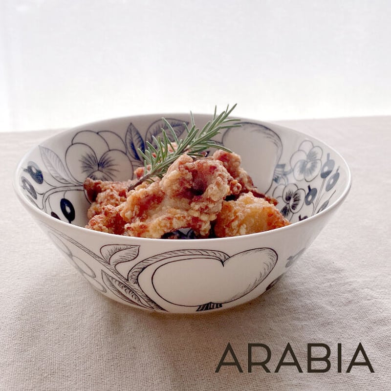 ARABIA/アラビア パラティッシ ボウル17cm ブラック | Flow ARABIA/アラビア パラティッシ ボウル17cm ブラック | Flow