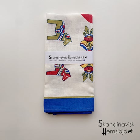 Skandinavisk Hemslojd　北欧キッチンタオル　ダーラヘスト＆クルビッツ　　【メール便対応アイテム】