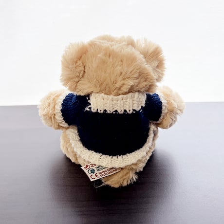 【NORDIC SOUVENIR】テディベア・スウェーデンロゴセーター13cm