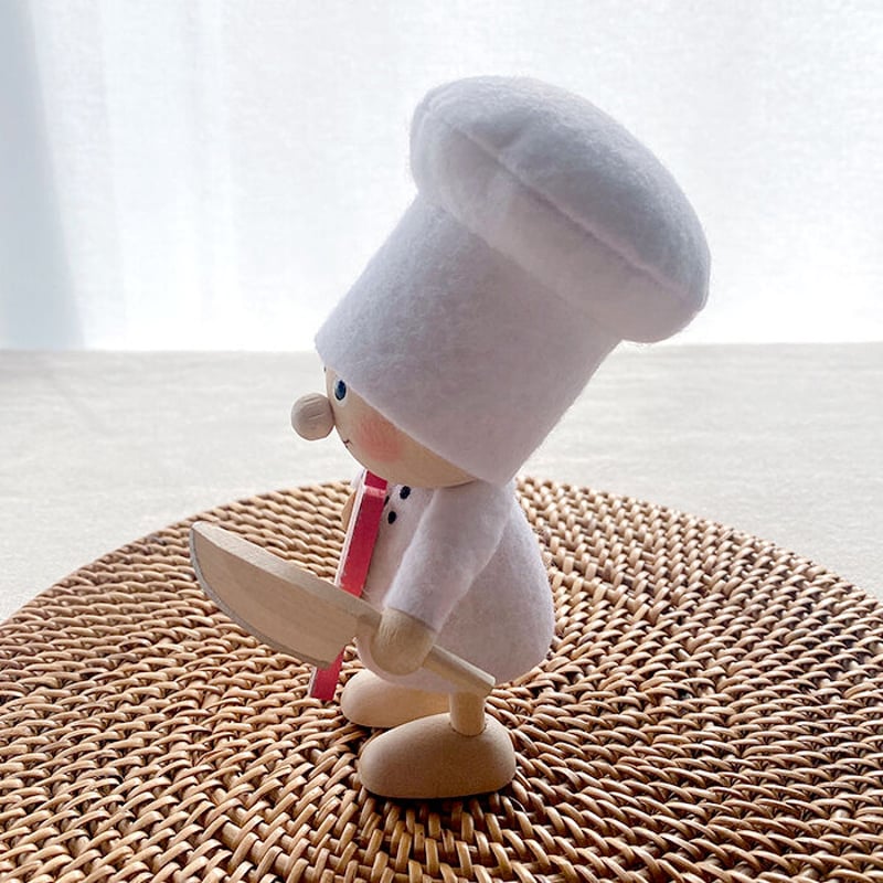 Skandinavisk Hemslojd 北欧フィギュア コックさん魚とナイフ | Flow