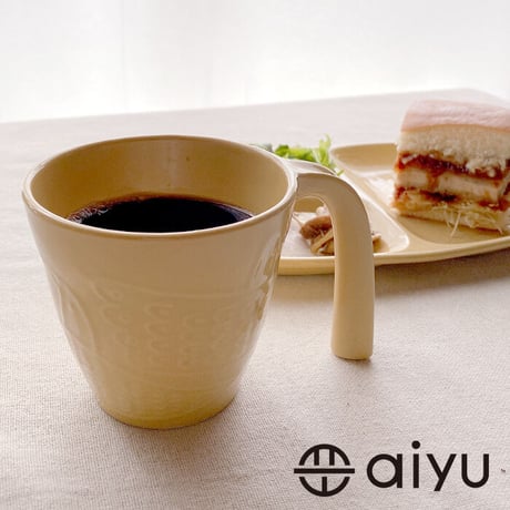 【波佐見焼】aiyu（アイユー）bird 　マグカップ　イエロー