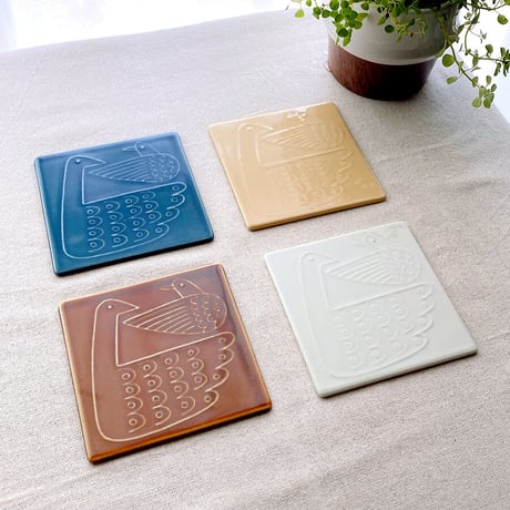 【波佐見焼】aiyu（アイユー）tile ネスト イエロー