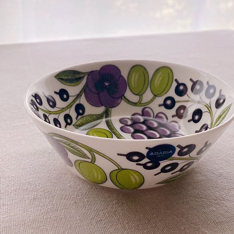 ARABIA/アラビア  パラティッシ　ボウル13cm　 パープル