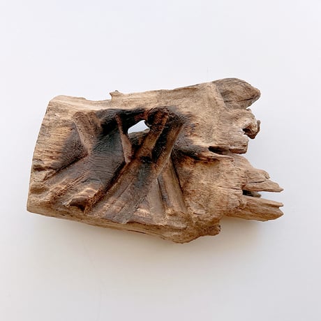 CRAFT GLASS WOOD　流木ガラスオブジェ 01　ハンドメイドガラス1点もの